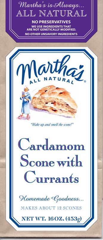 Cardamom Scones with Currants