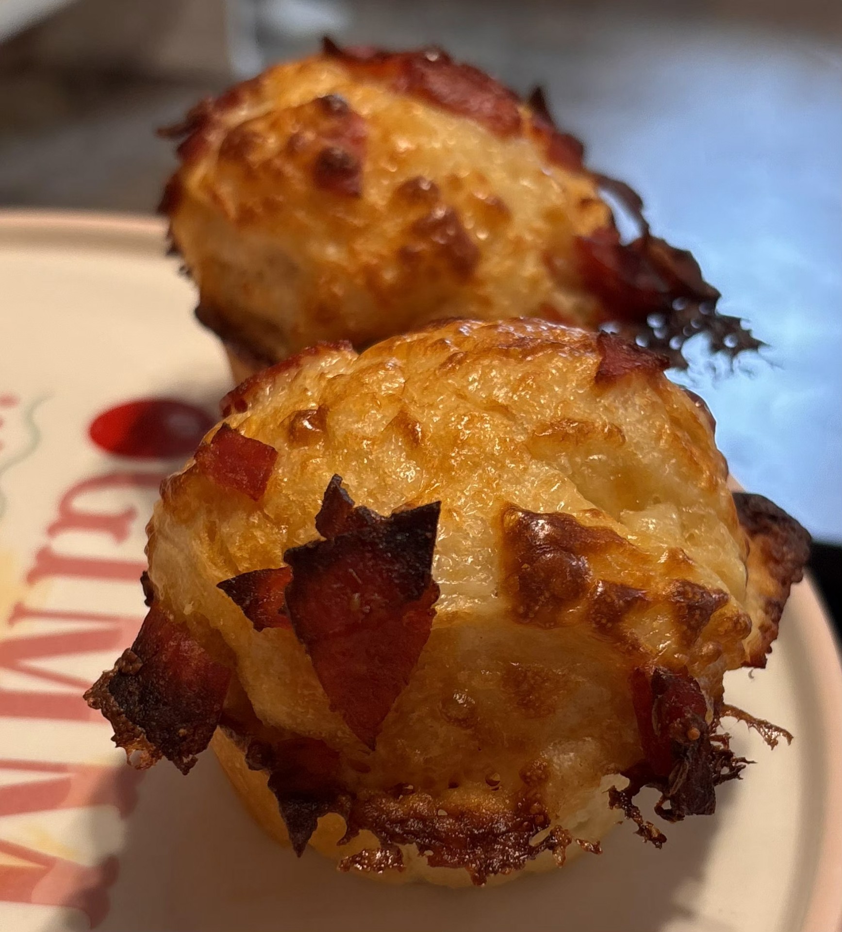 Cornbread Pizza Bomb — cheesy, savory & loaded with pepperoni